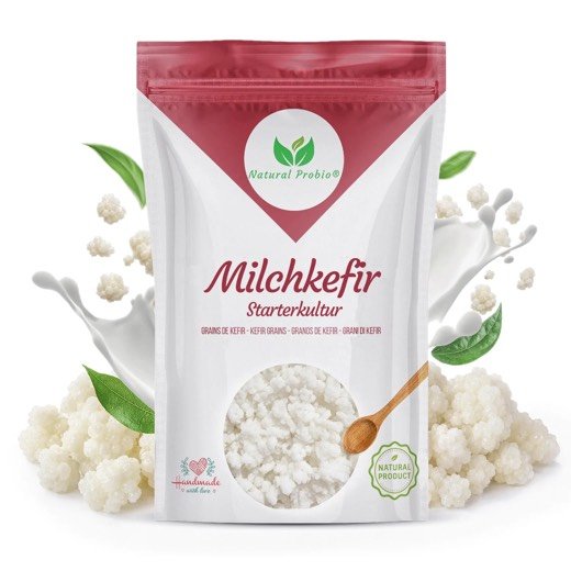 Beutel mit lebenden Milchkefir-Knollen von Natural Probio, 20 g